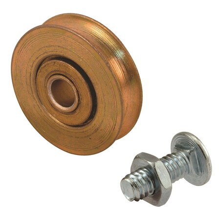 Prime-Line Roller Assembly 1-1/4" Dia. Stl Ball Bearing W/ Steel W/ 1/4" Hole
